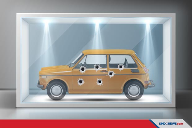 Deretan Mobil yang Mengiringi...
