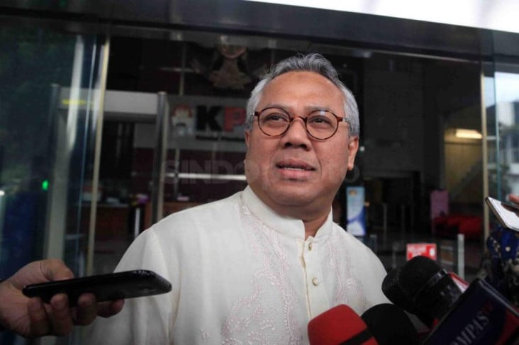 Ketua KPU Arief Budiman...