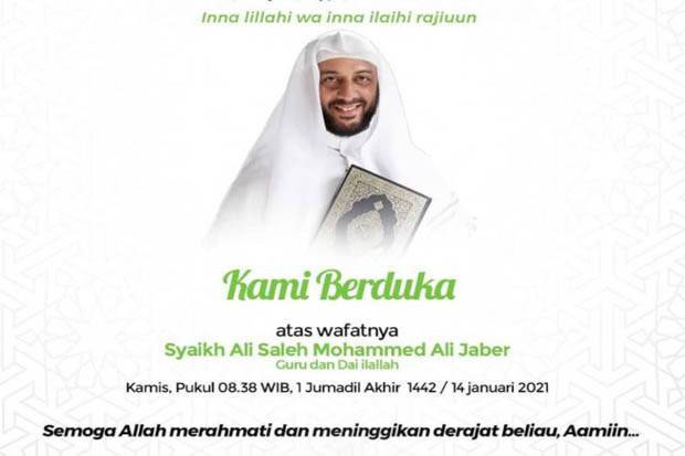 Syekh Ali Jaber Meninggal,...
