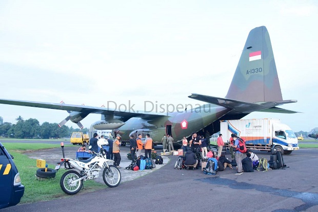 TNI AU Kerahkan 5 Pesawat...