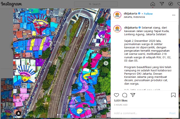 Pemprov DKI Pamer Cantiknya...