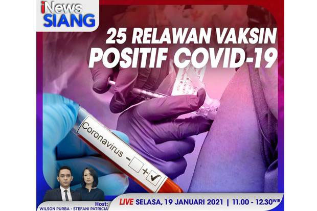 25 Relawan Positif COVID-19,...