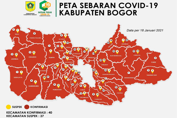 Lengkap 40 Kecamatan,...