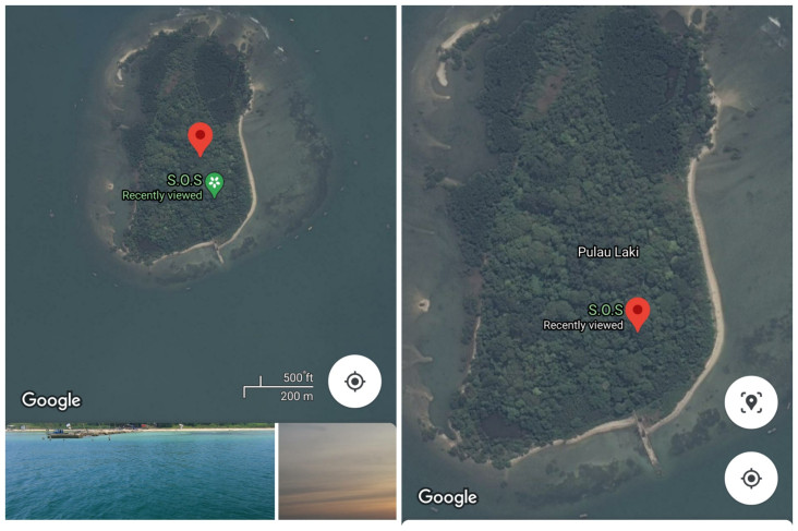 Tanda SOS Dekat Lokasi...