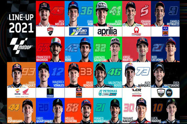 MotoGP 2021, Seleksi...