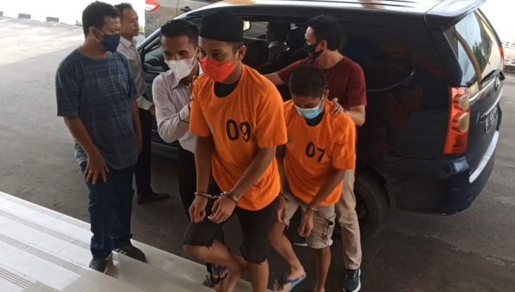 Lima Kurir Sabu di Pangkalpinang...