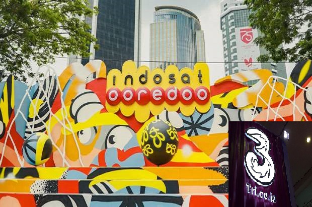 Merger Indosat dan Tri...