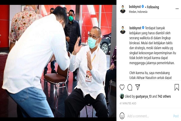 Bobby Nasution Dukung...