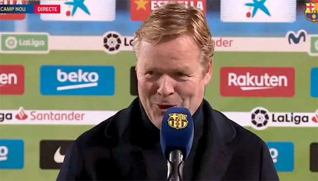 Ronald Koeman Klaim...