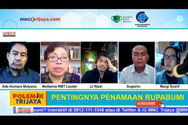 BIG Tegaskan Penamaan...