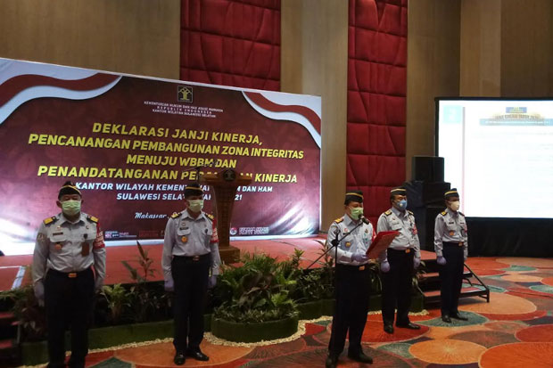 Kanwil Kemenkumham Sulsel...