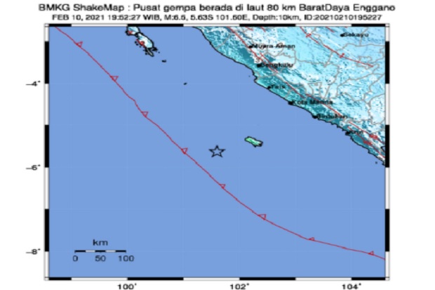 Gempa Bumi Susulan M6,5...