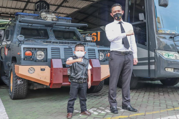 Cegah COVID-19, Polisi...