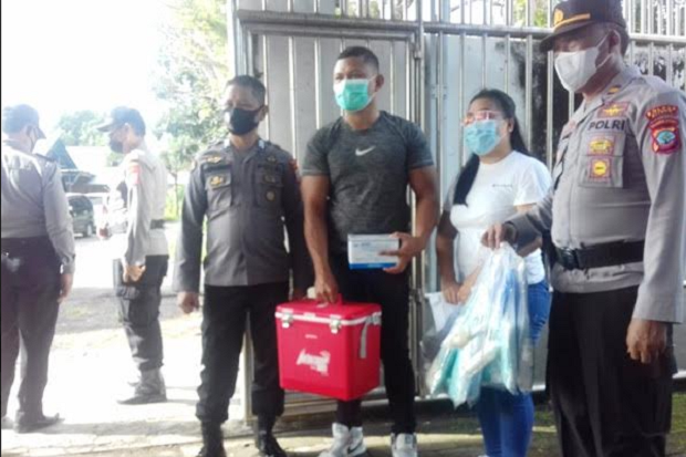 Polisi Kawal Penyaluran...