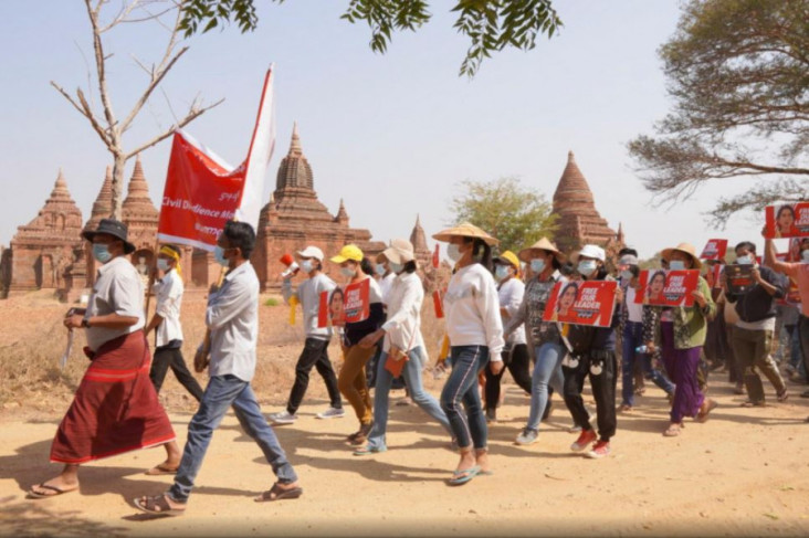 Demonstran Myanmar Meninggal...