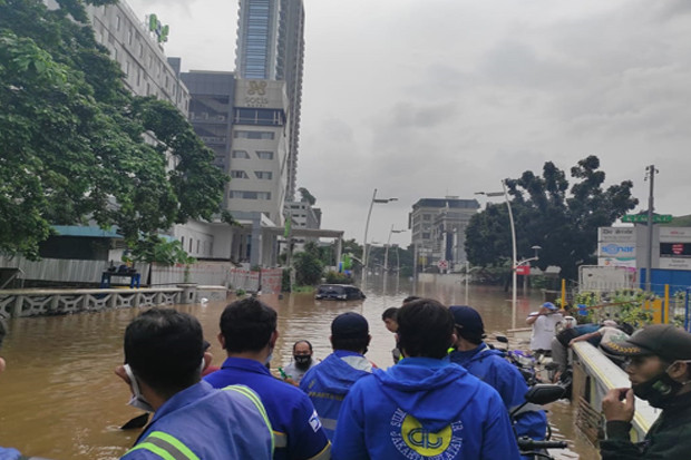 Jalan Kemang Raya Banjir...