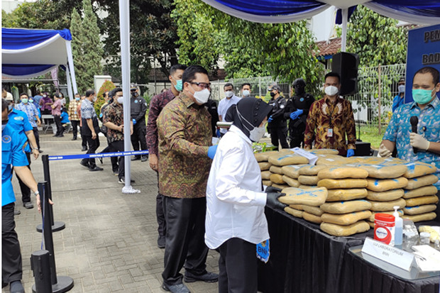 BNN Musnahkan 115 Kg...