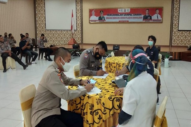 PMI Banten dan TNI-Polri...