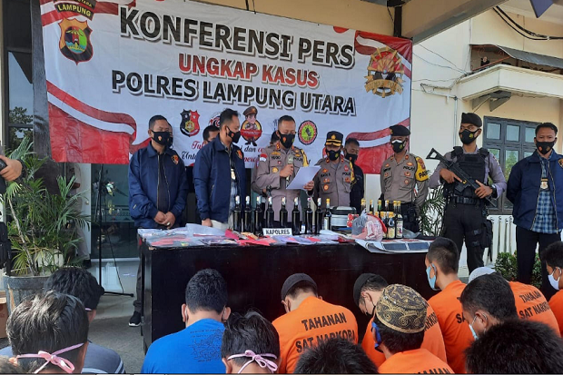 Dua Pekan, Polres Lampung...