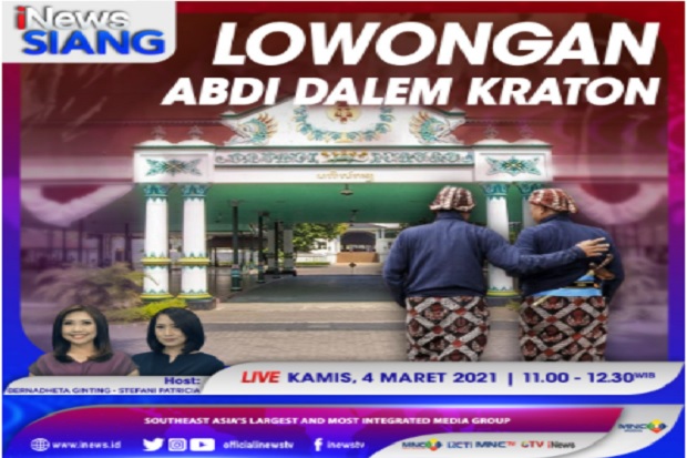 Lowongan Abdi Dalem...
