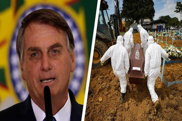 Brasil Catat Rekor Kematian...