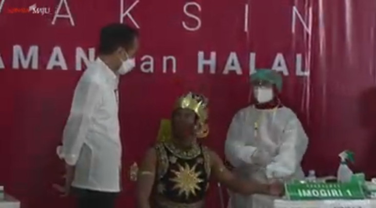 Disaksikan Jokowi, Gatot...