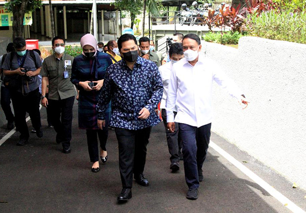 Erick Thohir dan Menpora...
