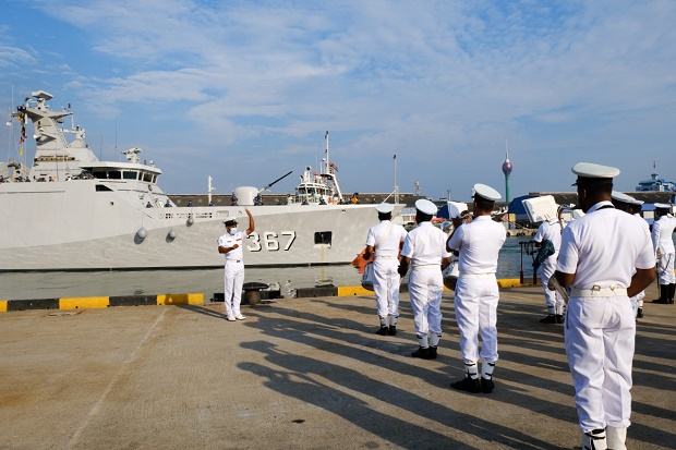Dubes RI Lepas KRI SIM-367...