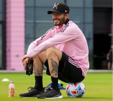 David Beckham Bikin...