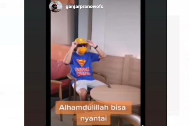 Penampakan Ganjar Pakai...