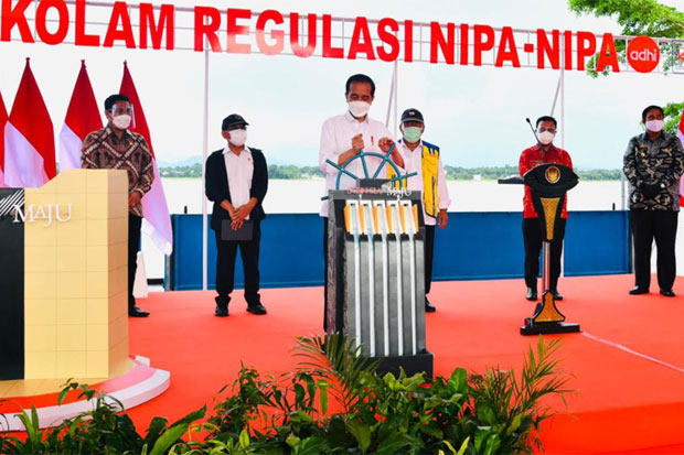 Resmikan Kolam Regulasi...