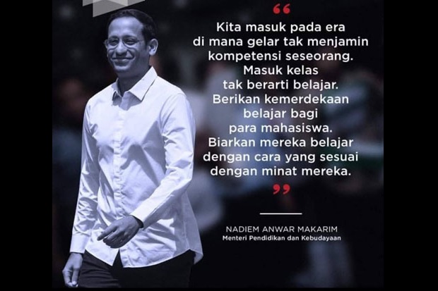 Nadiem Sebut Gelar-Akreditasi...