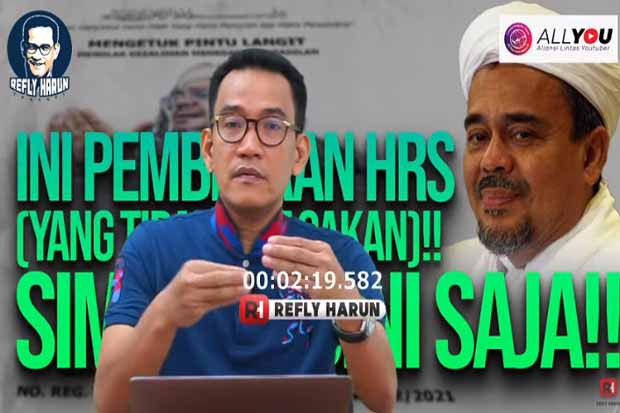 Refly Harun Bacakan...