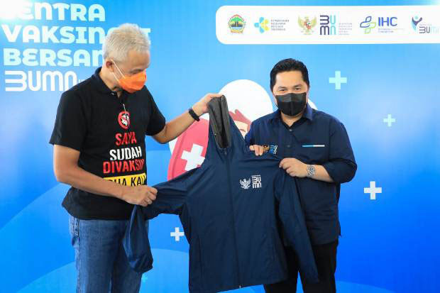 Menteri BUMN Erick Thohir...
