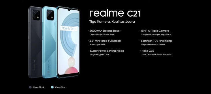Realme C21 Resmi Masuk...
