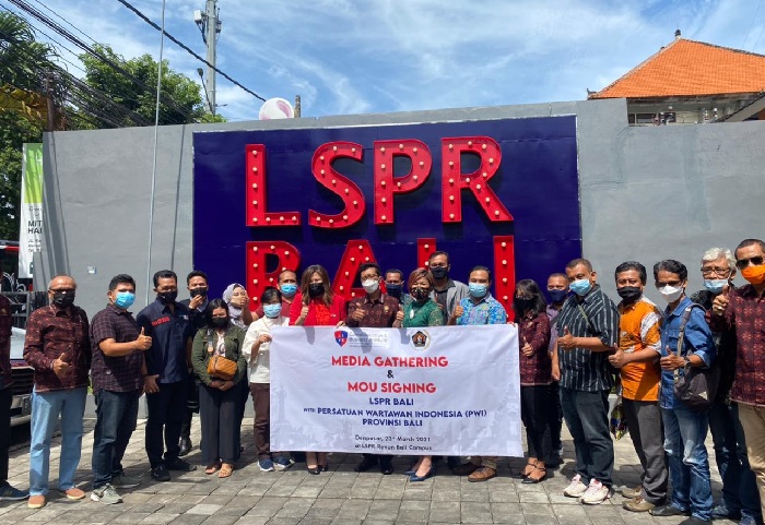 LSPR Bali-PWI Kolaborasi...