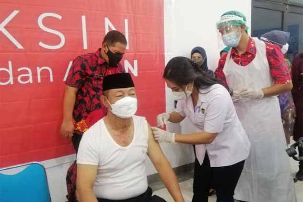 Angka Vaksinasi di Indonesia...
