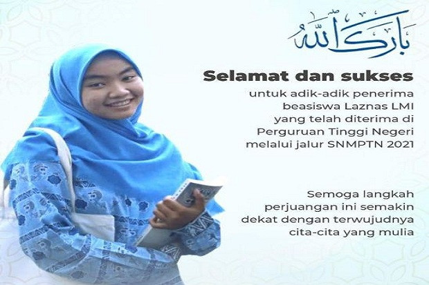 Selamat! Binaan Laznas...