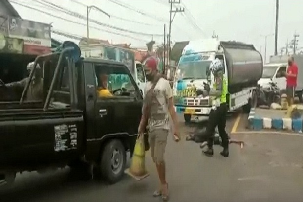 Tragis! Truk Tangki...