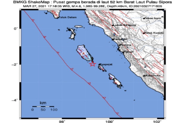 Gempa Bumi M4,6 Guncang...