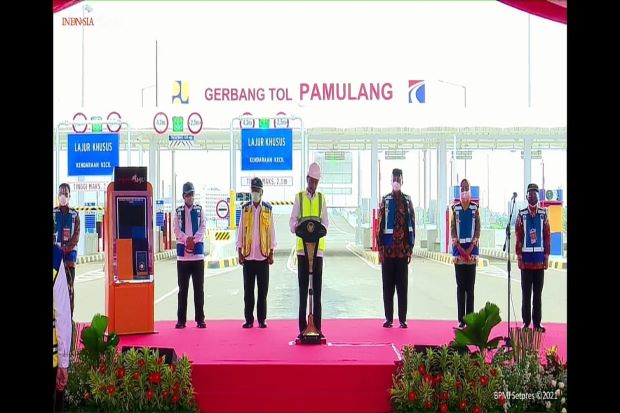 Resmikan Tol Jaringan...