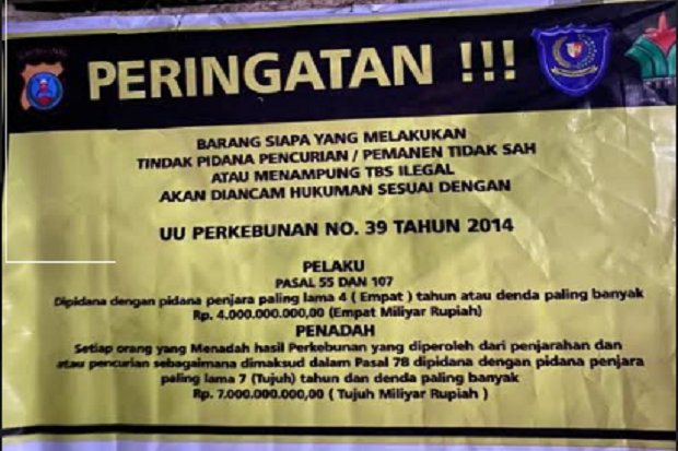 Pasang Spanduk Ancaman,...