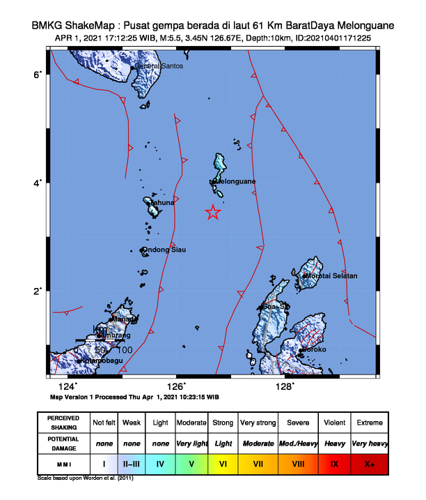 Talaud Diguncang Gempa...