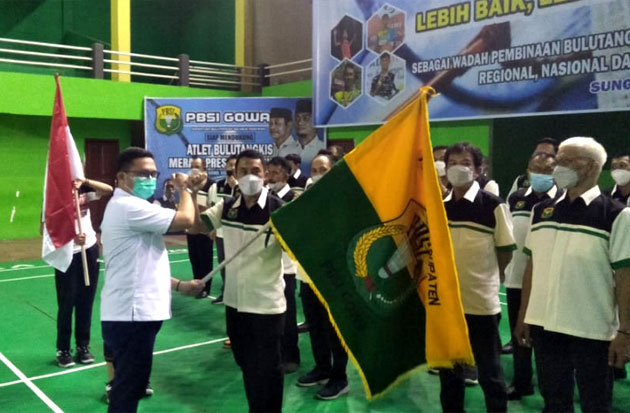 Pelantikan PBSI Gowa...
