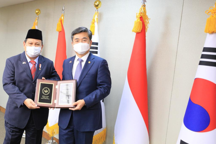 Prabowo dan Menhan Korsel...