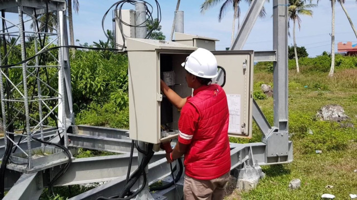 Bangun Jaringan di Sulteng...