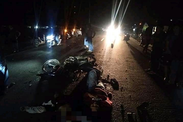 Tabrakan Dua Sepeda...