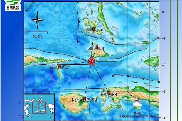 Gempa M3,1 pada Kedalaman...