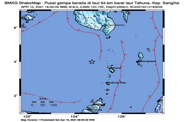 Gempa Bumi Guncang Kepulauan...