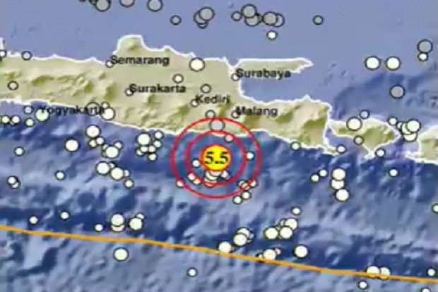 Minggu Pagi Gempa Bermagnitudo...